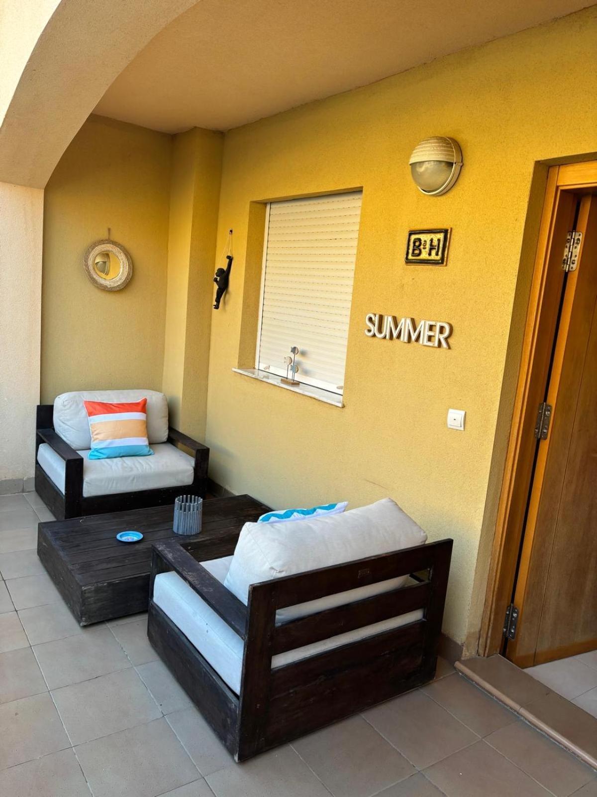 Bajo Con Jardin A Pie De Playa Y Piscina Comunitaria Con Jacuzzi Daire Playas de Vera Dış mekan fotoğraf
